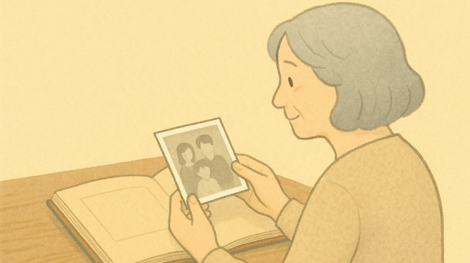 いつも語りかけている、写真の中のあの人