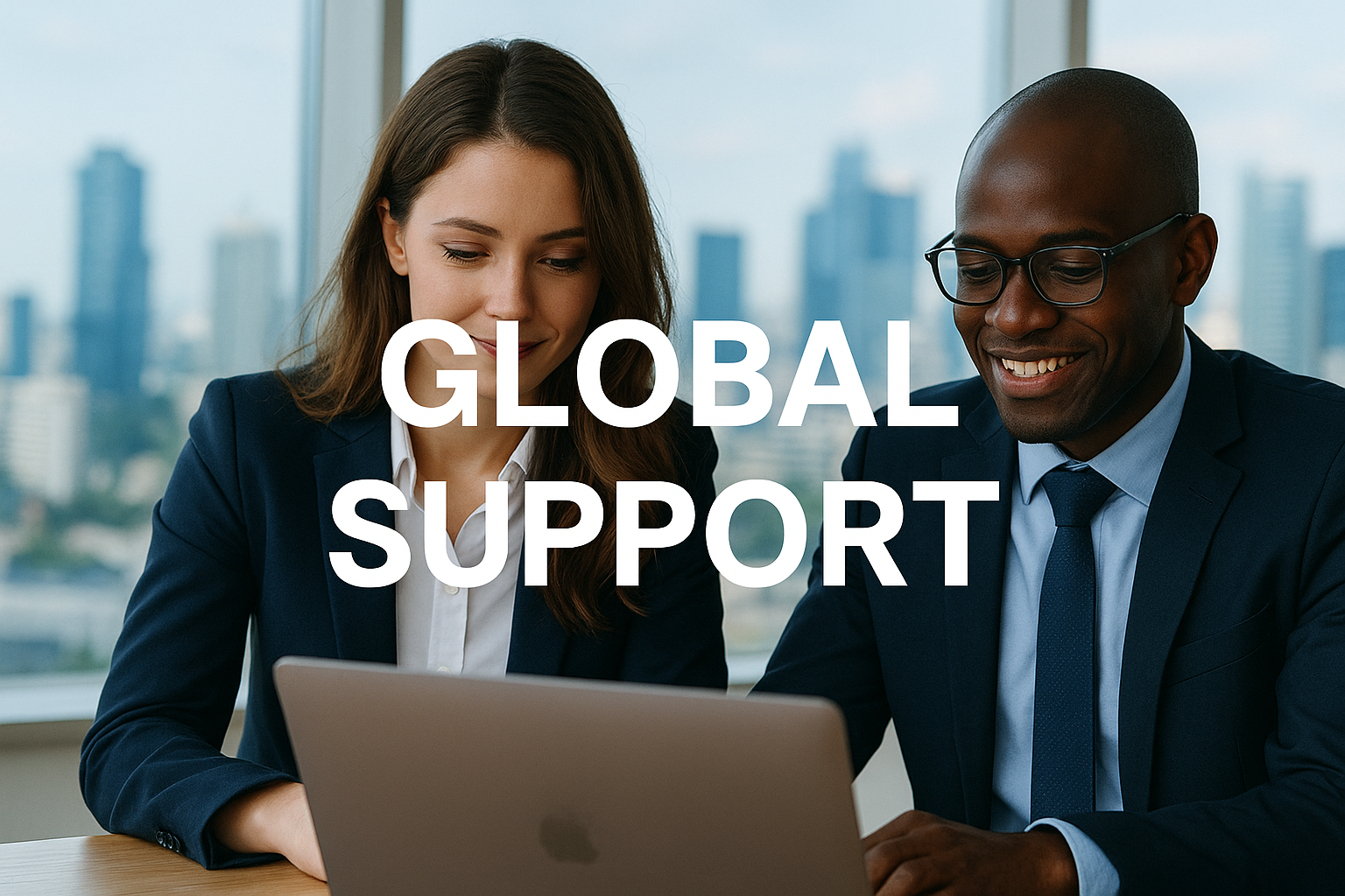 海外案件のサポートイメージ