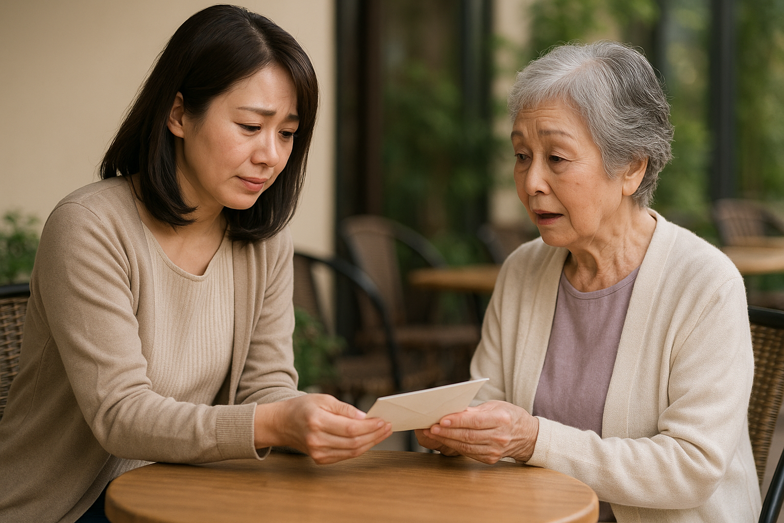 母の友人との再会イメージ