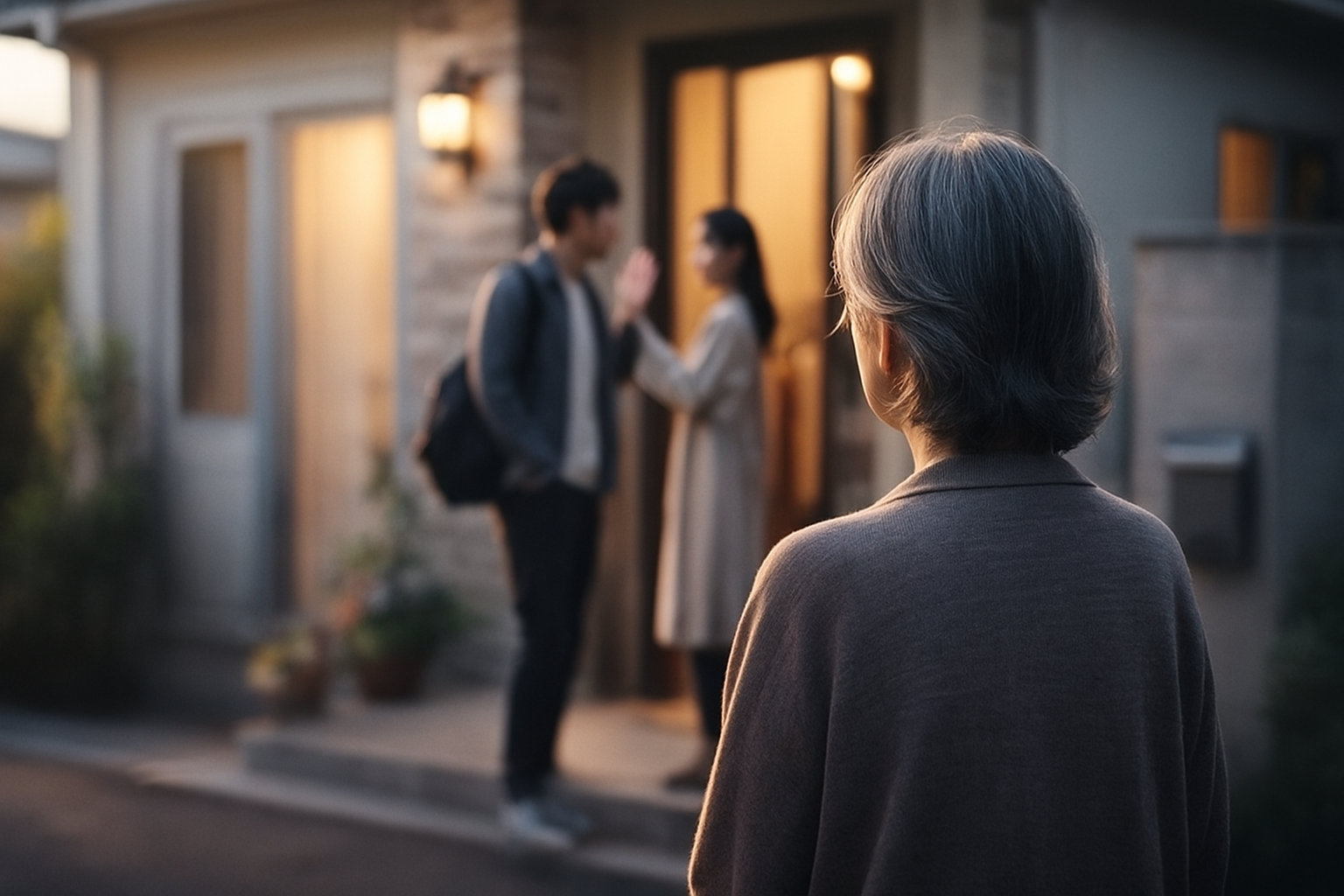 中国人の妻と暮らす息子を心配する母親