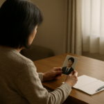 音信不通の息子を心配する母親