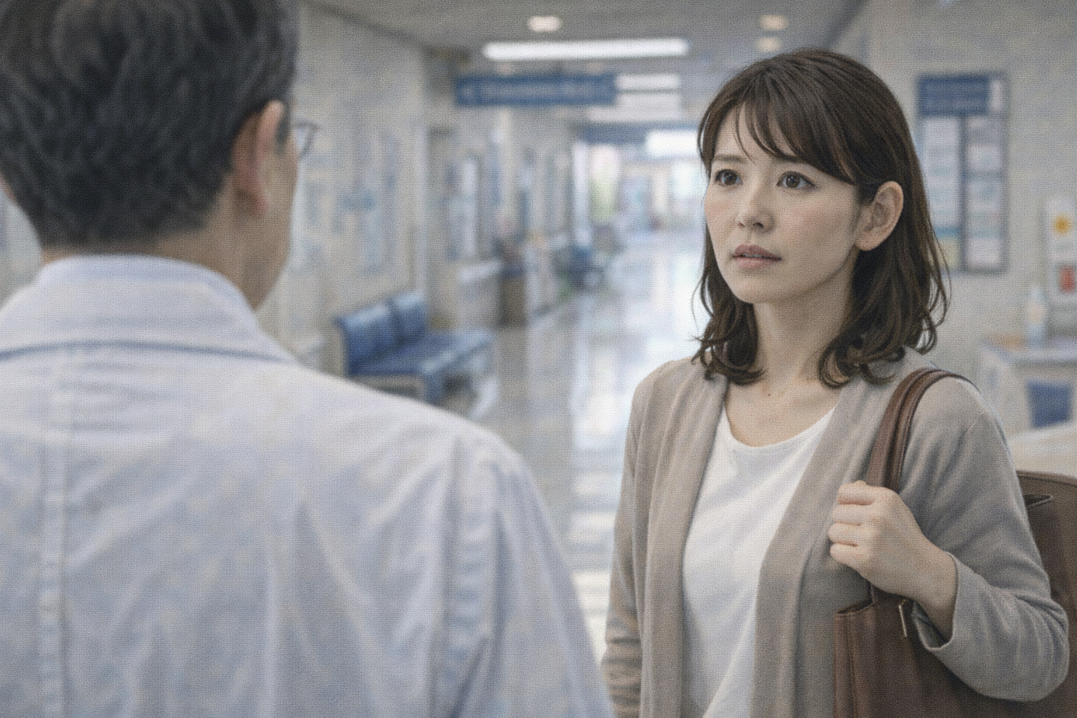 お世話になった医師に感謝の気持ちを伝えたい女性のイメージ