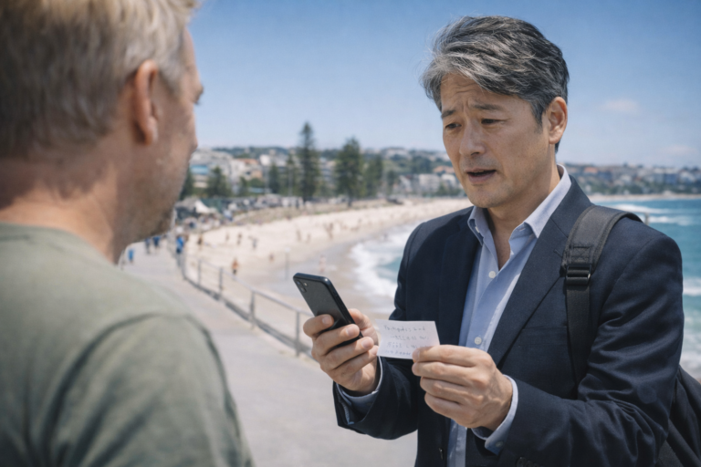 オーストラリアでの人探し