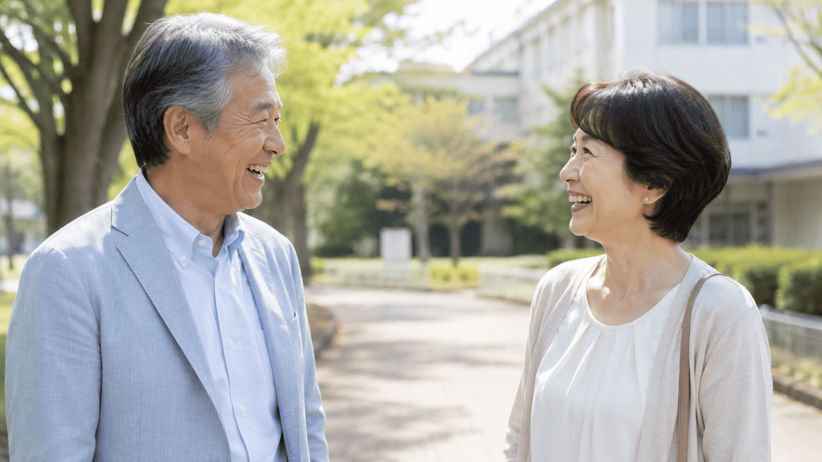 昔の同級生と再会するイメージ